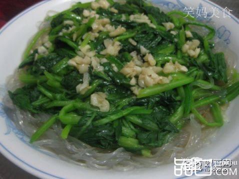 凉拌菠菜粉条