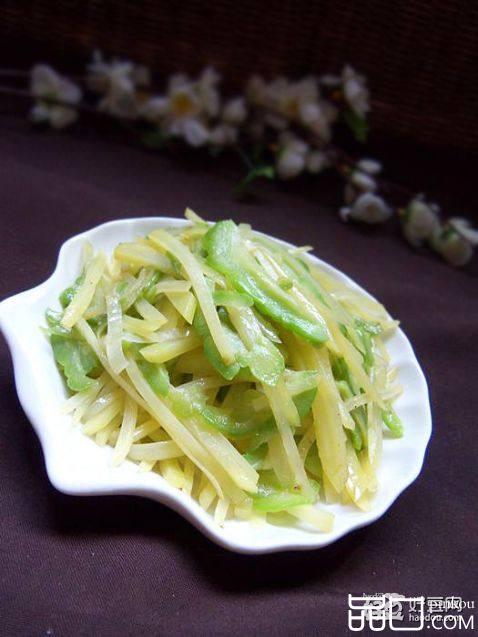 苦瓜炒土豆