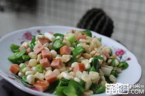 彩色玉米粒