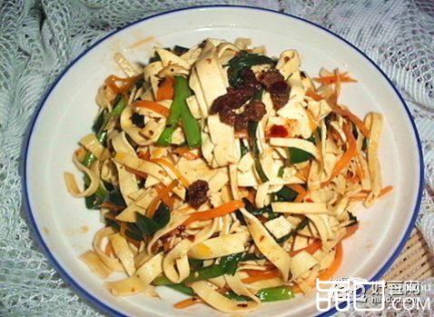 小炒千张三丝