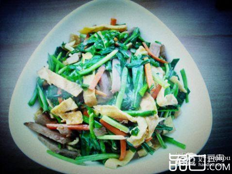 韭菜炒三丝