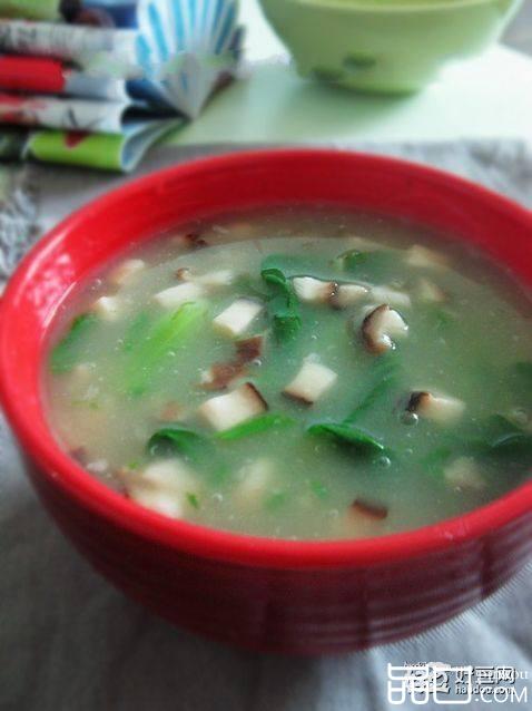 香菇油菜汤