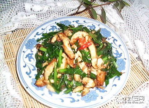 韭菜炒酱干