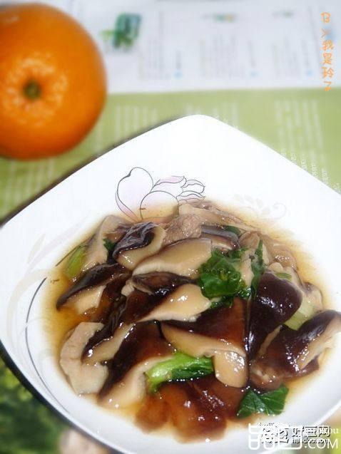 蚝油香菇油菜