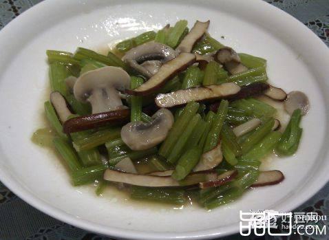 蘑菇香干芹菜