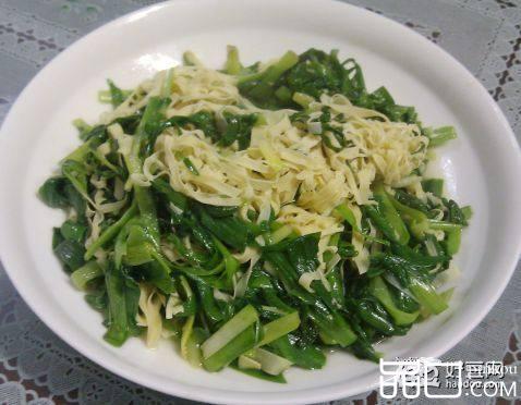 韭菜炒百叶