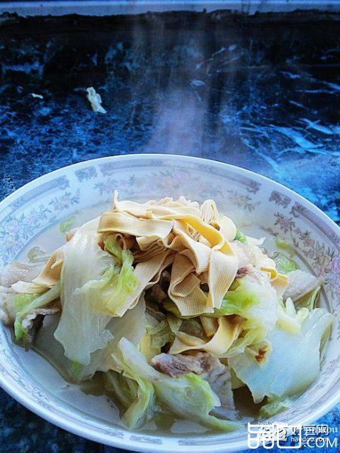干豆腐炖白菜
