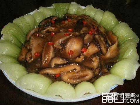 香菇扒油菜