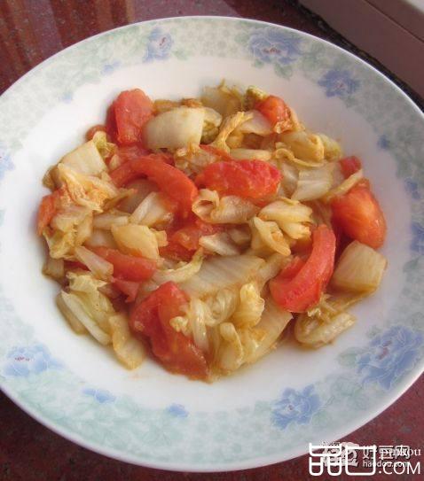 番茄扒白菜