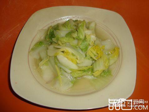 姜丝炒白菜