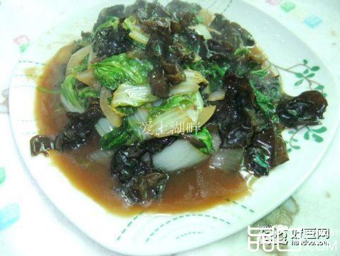 白菜木耳的做法