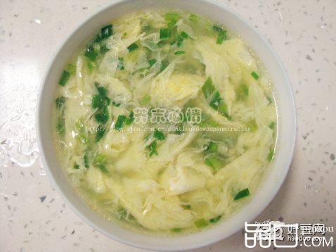 韭菜蛋花汤