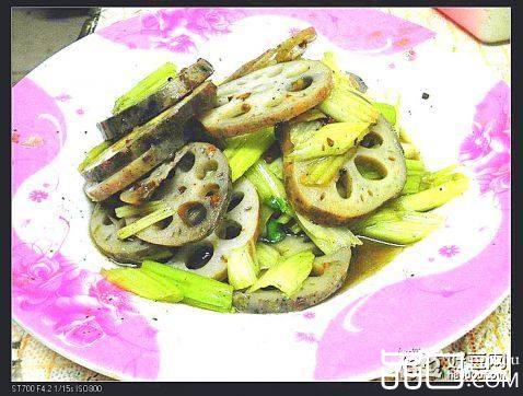 香芹炒卤藕