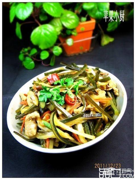 韩式豆酱炒海带丝白菜