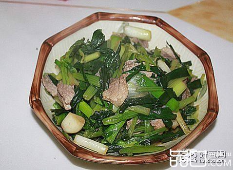 大蒜芹菜炒猪肉