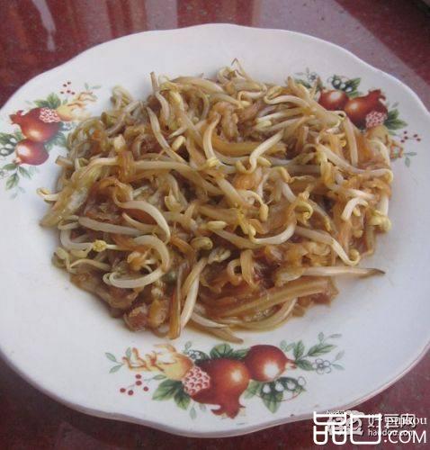 白菜丝炒豆芽