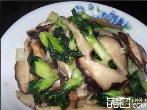 香菇炒白菜
