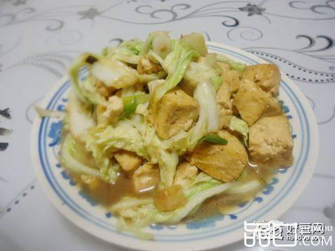 豆腐炒白菜
