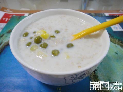 青豆玉米麦片粥