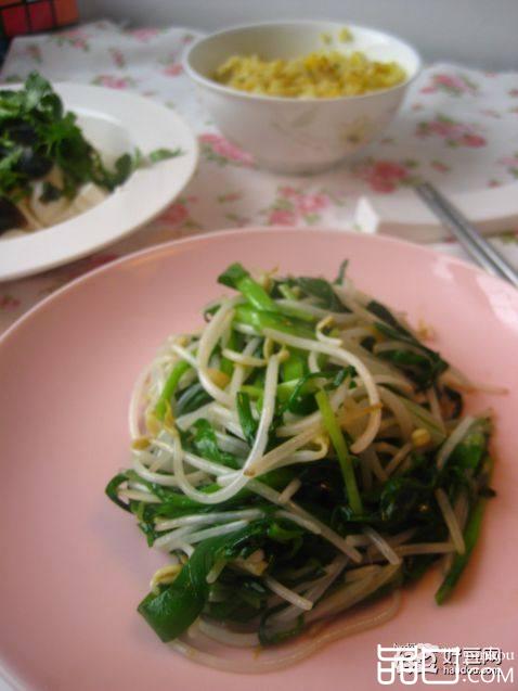 韭菜绿豆芽