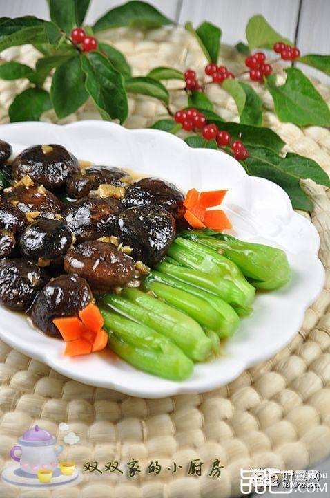 香菇酿肉扒油菜