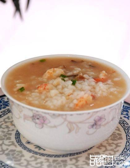 香菇鲜虾粥