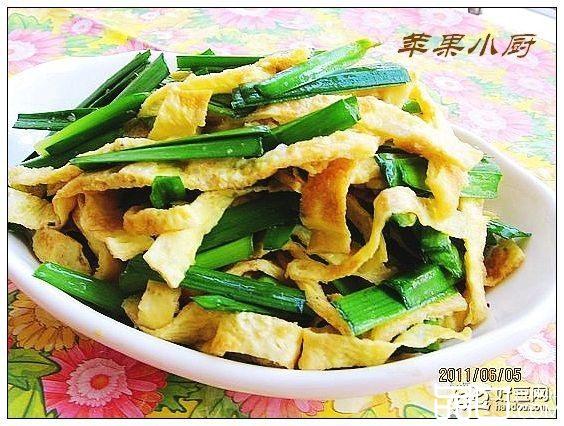 韭菜拌鸡蛋