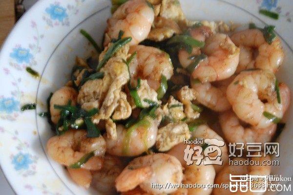 韭菜虾仁蛋