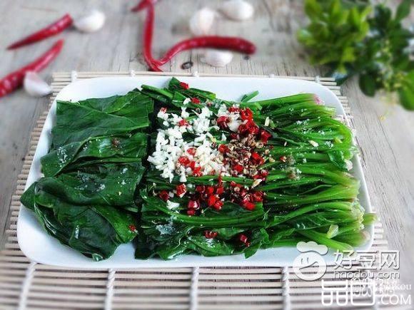 油泼菠菜
