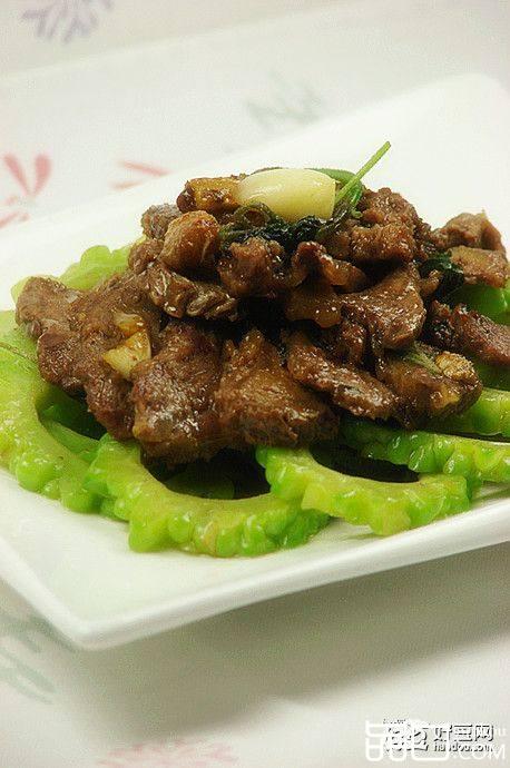 凉瓜卤爆牛肉
