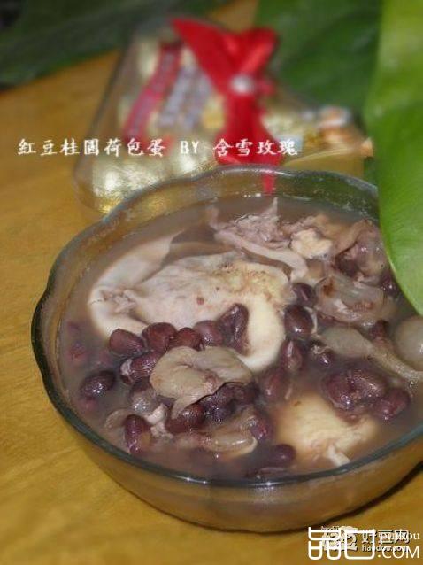 红豆桂圆荷包蛋