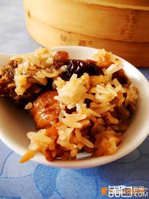 红枣糯米鸡块