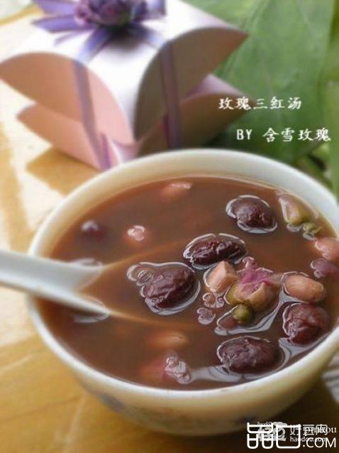玫瑰三红汤——三红汤