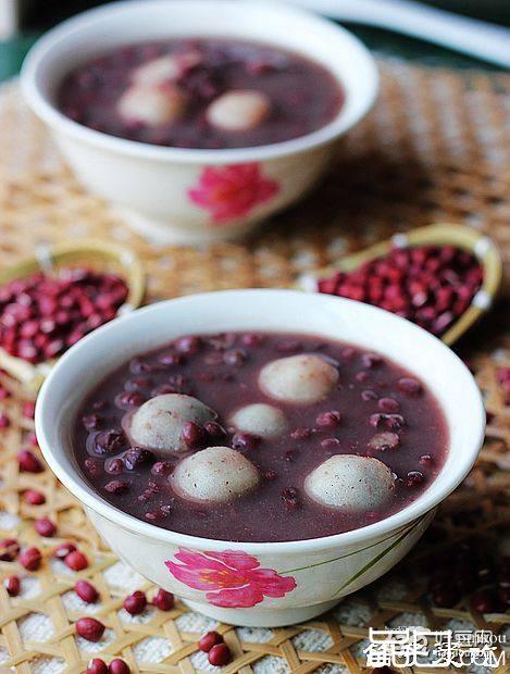 黑芝麻红豆圆子—滋补