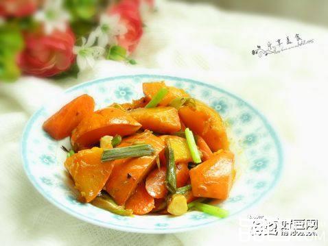 南瓜焖胡萝卜