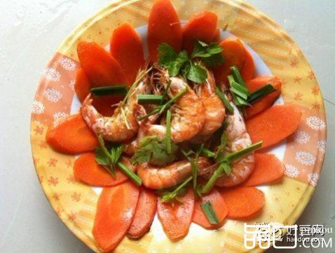 鲜虾胡萝卜