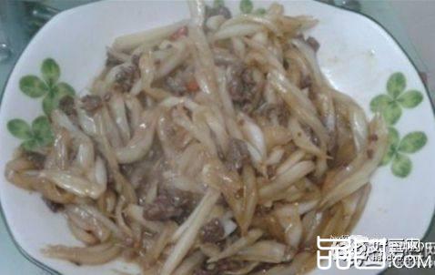 牛肉炒大白菜茎
