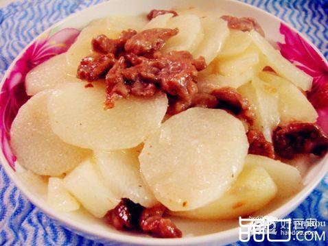 牛肉炒山药