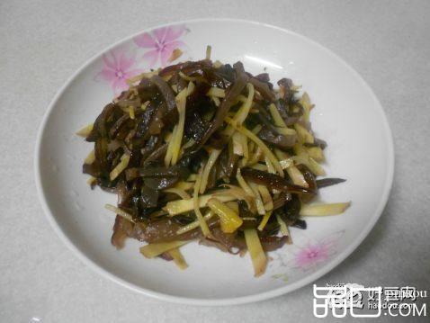 姜丝炒黑木耳