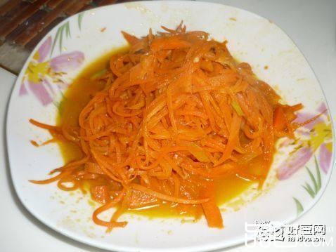 清炒胡萝卜