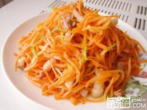 小炒胡萝卜丝