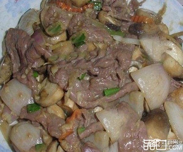洋蒜炒牛肉