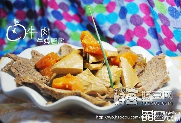 卤牛肉豆干