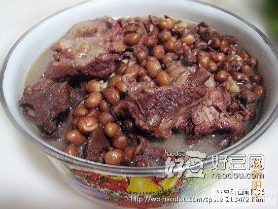 红豆煲排骨