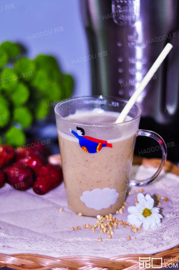 荞麦红枣豆浆