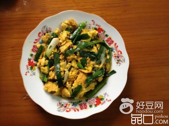 鸭蛋炒大蒜