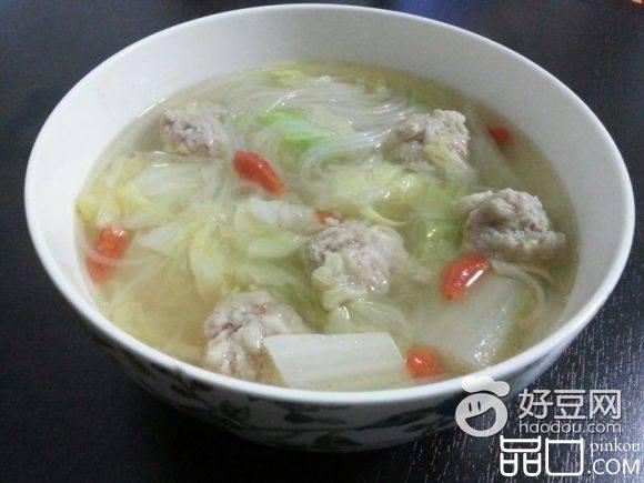 白菜粉丝汤