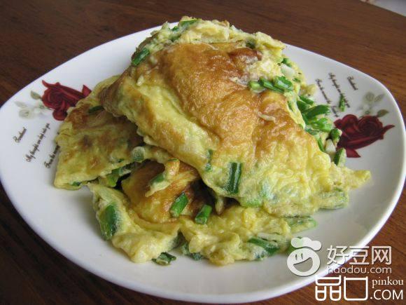 小蒜苗炒鸡蛋