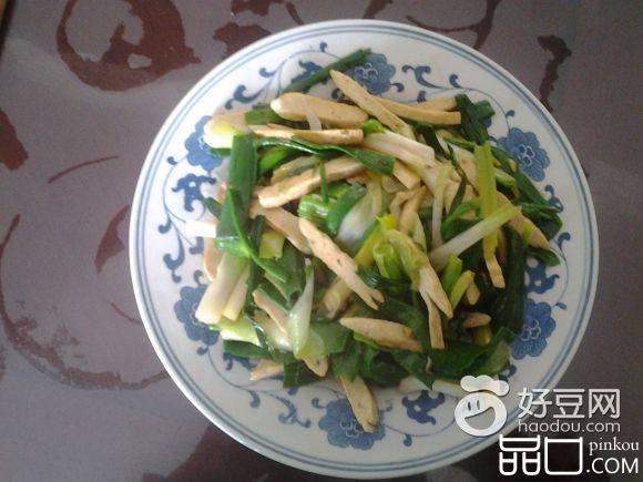 豆腐干炒大蒜