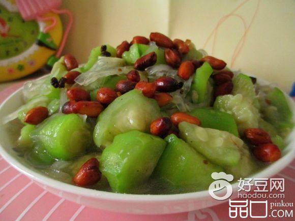 粉皮焖丝瓜